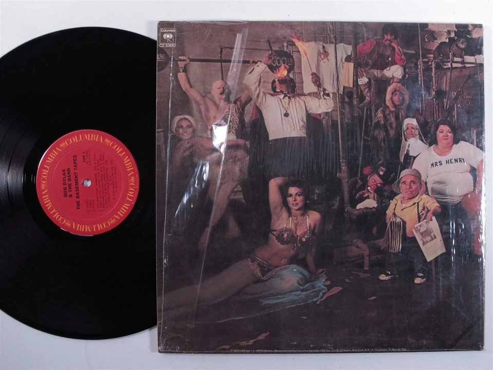 BOB DYLAN & THE BAND Basement Tapes COLUMBIA 2XLP VG++/VG+ gatefold z - Image 2 of 2