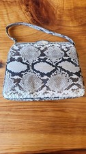 1950-1960s Vintage Real Snakeskin Python Purse Handbag