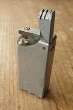 Vintage 1940's UNUSUAL BLOCK ALUMINIUM PETROL LIGHTER Lift Arm Machine Age Aero