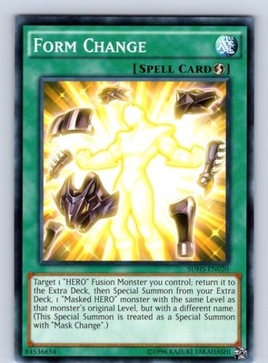 Form Change Common Structure Deck: HERO Strike Unlimited SDHS-EN020 LP
