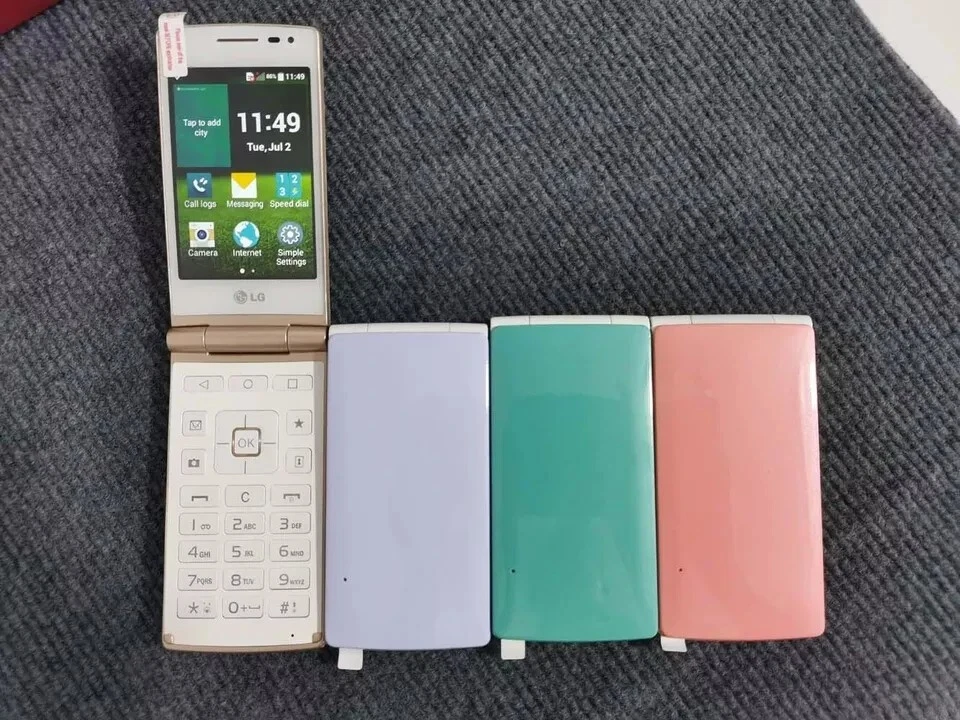 Desbloqueado LG Wine Smart D486 4G ROM Android Abatible GPS Radio Teléfono Inteligente Foto 3 de 4