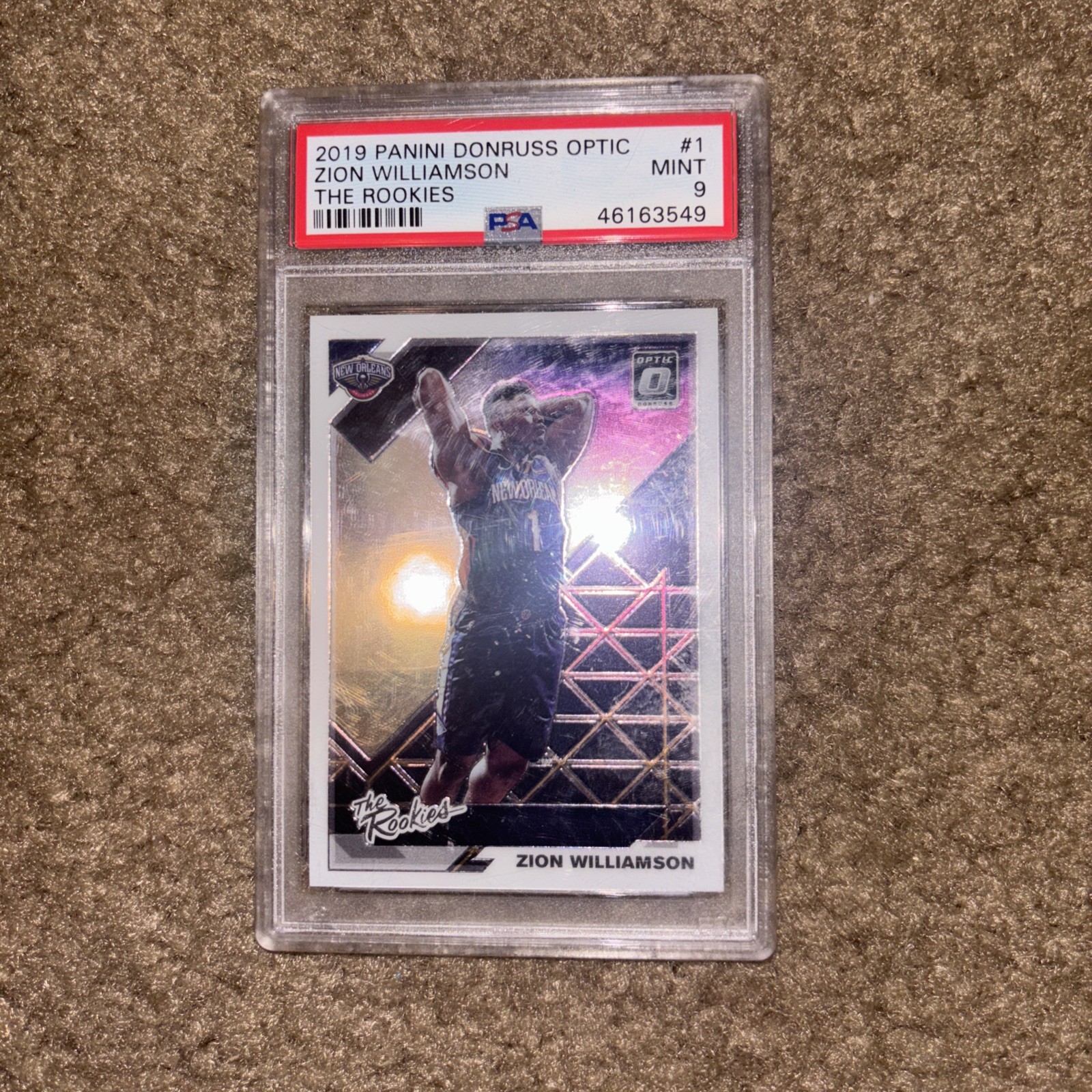2019-20 Panini Donruss Optic - The Rookies Zion Williamson #1 (RC)