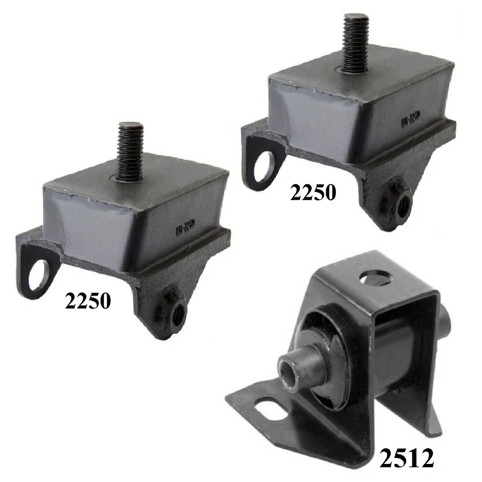 3PCS MOTOR & TRANS MOUNT FOR PLYMOUTH FURY, FURY I, FURY II, FURY III - Image 2 of 4