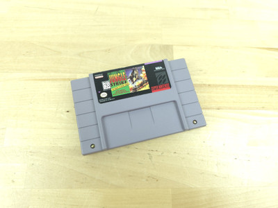 JUNGLE STRIKE 1993 Authentic Super Nintendo SNES Clean Pins Tested Works