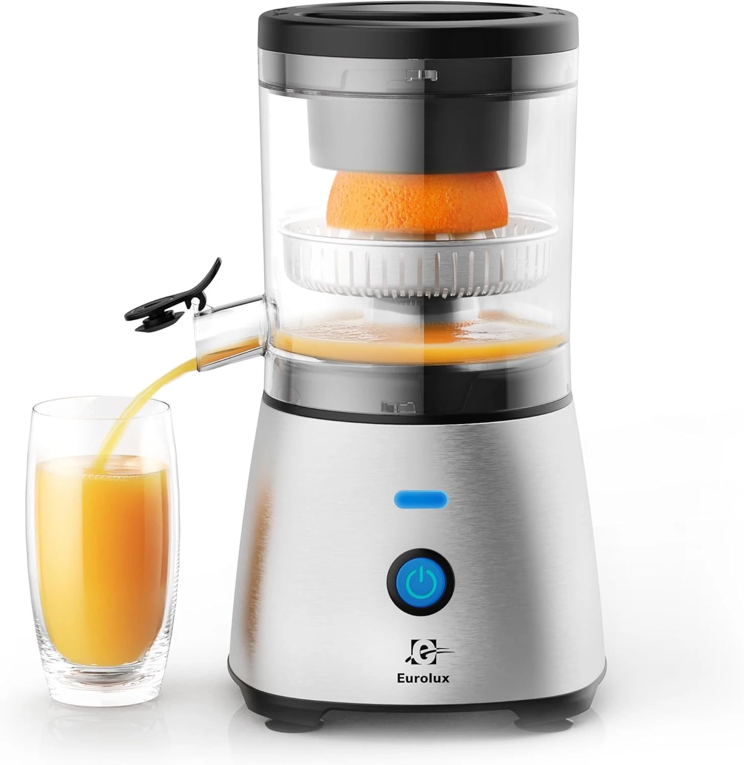 Premium Stainless Steel Electric Citrus Juicer for Oranges, Lemons, Limes