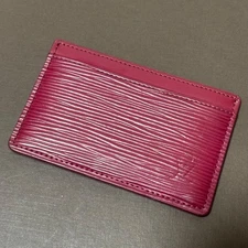 Louis Vuitton Epi Fuchsia Card Holder Business Card Case Sample