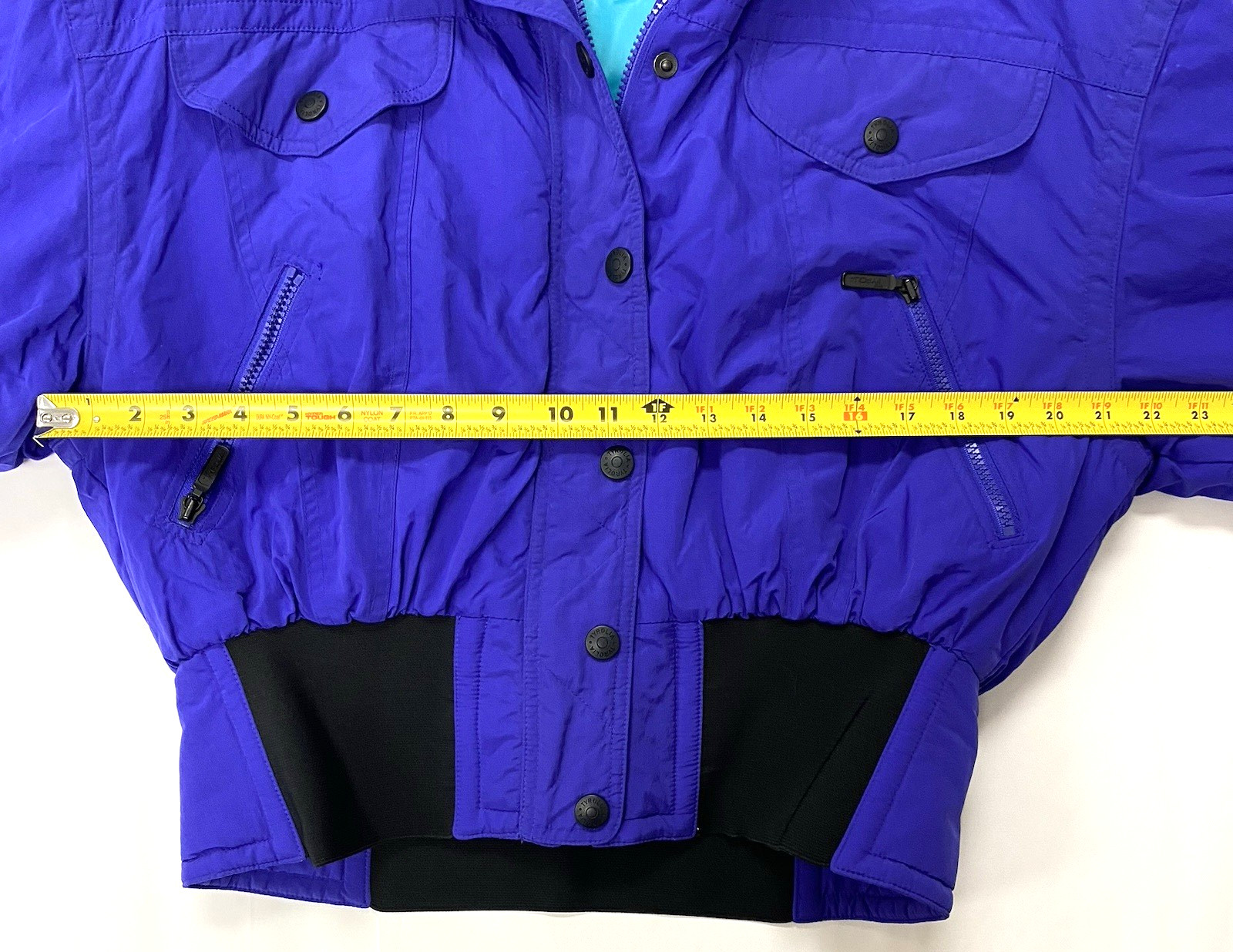 Tyrolia Ski Jacket Women 10 Snow Skiwear Purple with Back Design