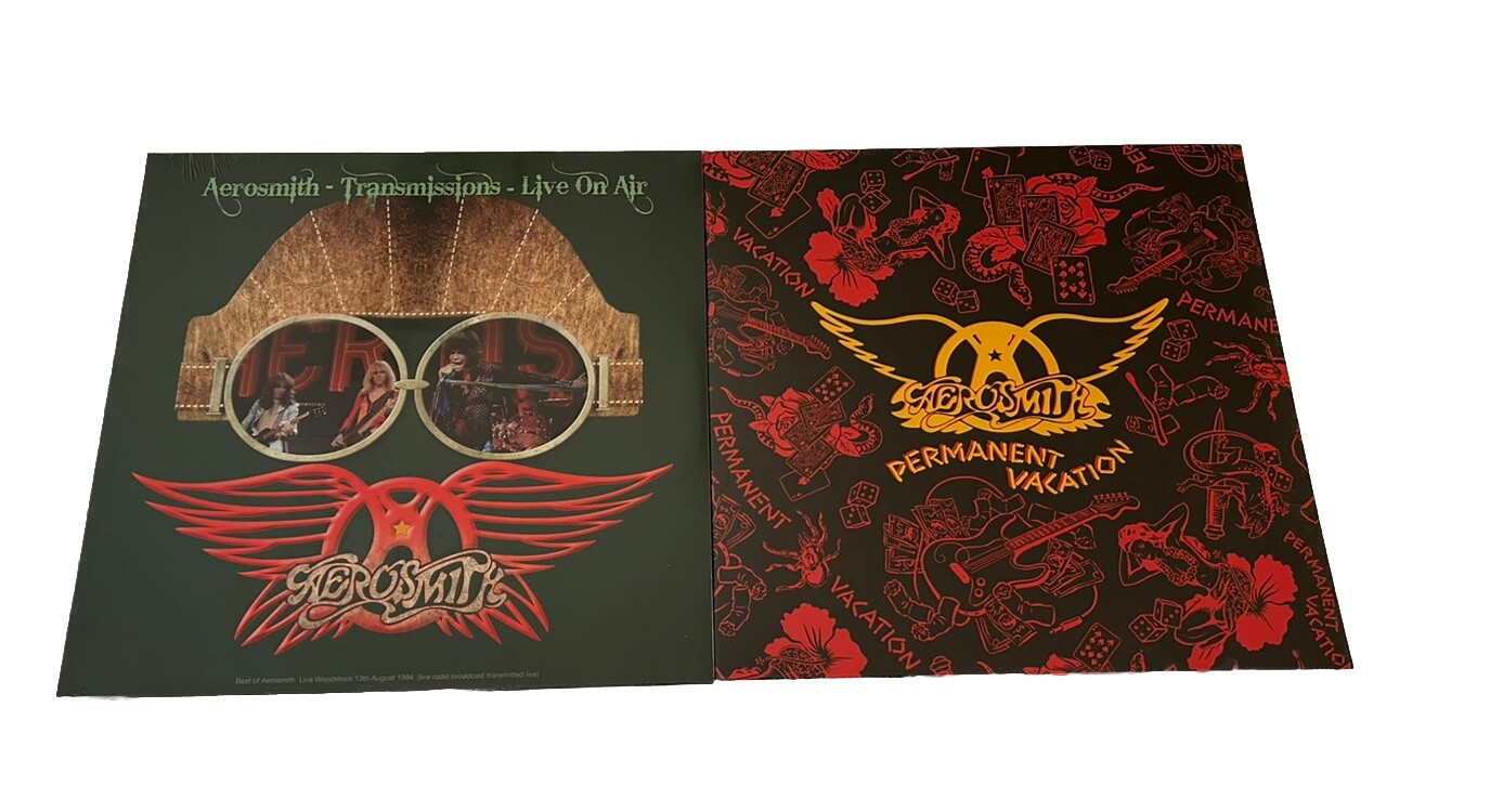 Aerosmith - Vinyl Records Lot 2 Lps New-image