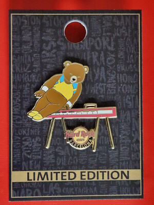 HRC Hard Rock Cafe Barcelona Olympic Games 2012 London Gymnastic Bear LE250 new