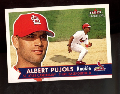2001 Fleer Tradition Albert Pujols #451 Rookie RC Cardinals | eBay