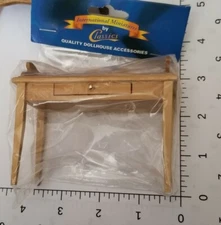 NOS Miniature Single Drawer Desk in Oak Classics by Handley House 