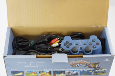 PS2 Console Ratchet Toys Blue 39000 TB Playstation 2 Tested