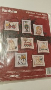 Janlynn-Christmas-Cross-Stitch-77-627-Toys-Yesteryear-Ornaments