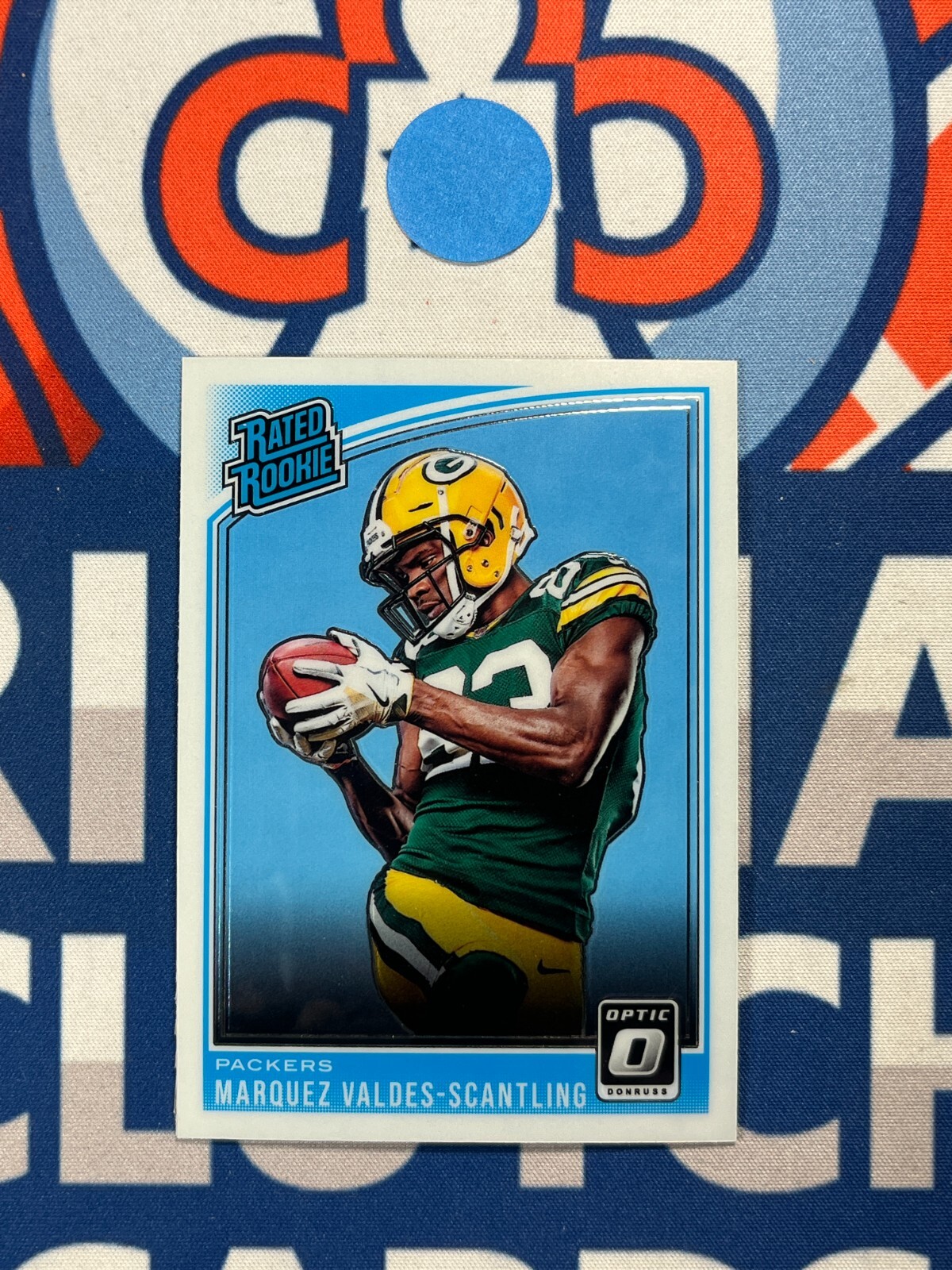2018 Panini Donruss Optic Rated Rookie Marquez Valdes-Scantling #186