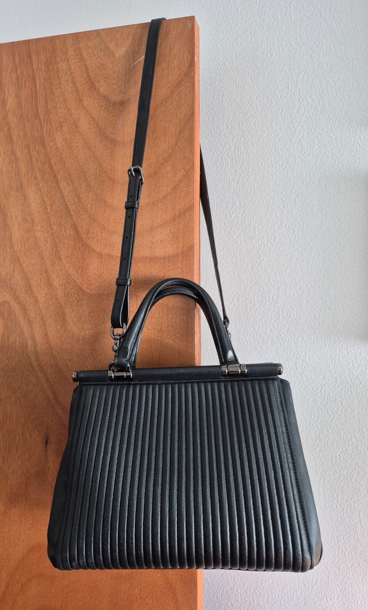 COACH #26833 Grace Bag With Quilting And Rivets Black Leather