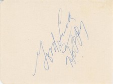 William Boyd- Signed Vintage Album Page (Hopalong Cassidy)