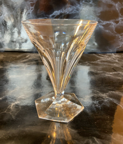 VSL - 1 grand VERRE à vin en cristal clair - ART DECO - Aurillac / Anmaur - Photo 1/6