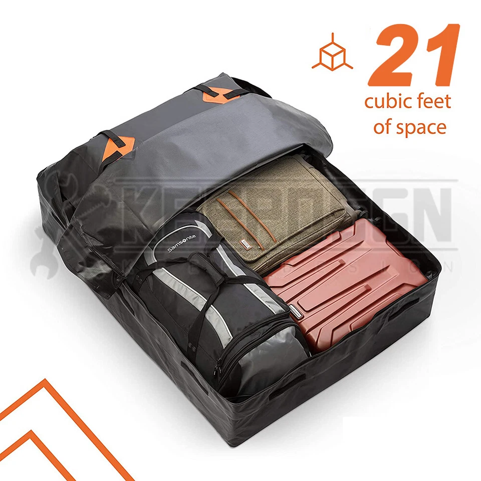 Equipaje de carga 600D impermeable para Nissan 21 ft SUV techo techo techo Foto 3 de 4