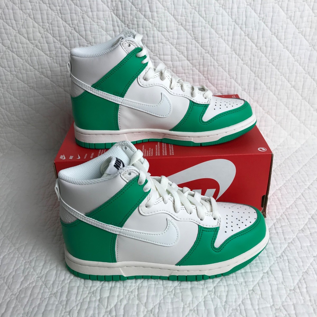 Nike Dunk High (GS) Shoes Youth Kid's SZ 4Y Stadium Green