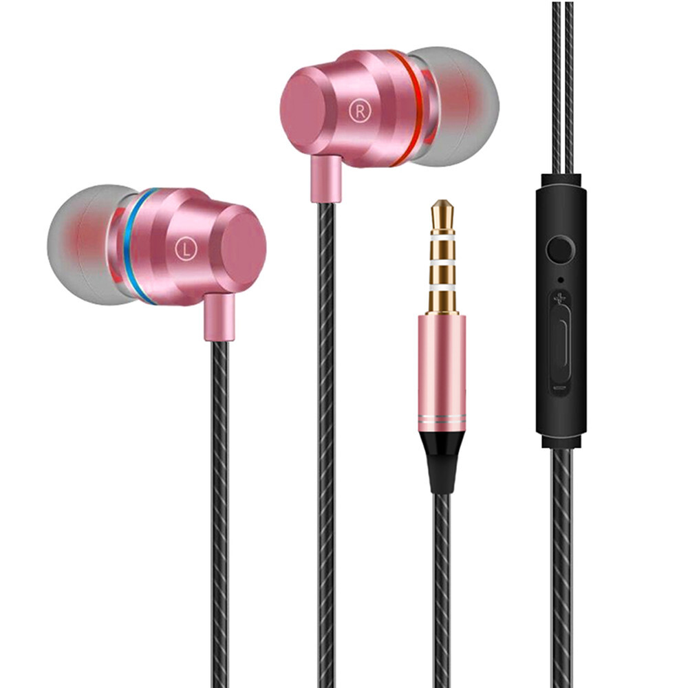 Auricolari Cablati Universali Con Microfono, HiFi Super Bass, Jack 3.5mm E USB-C