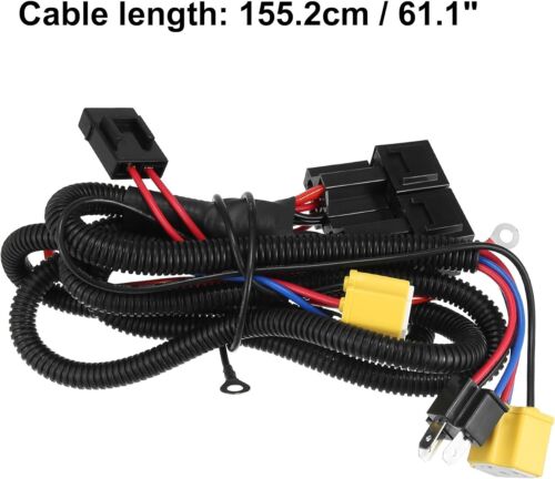 H4 LED Headlight Brightness Intensifier Wiring Harness Kit For Toyota Chevy Ford - Picture 2 of 11