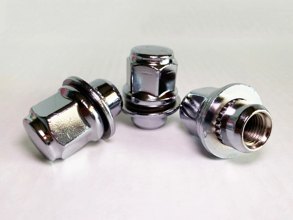 20 PIEZAS TUERCAS JAGUAR OEM CROMADAS DE FÁBRICA 12X1,5 PARA JAGUAR S/X/F TIPO XE XF XJ XK Foto 3 de 4