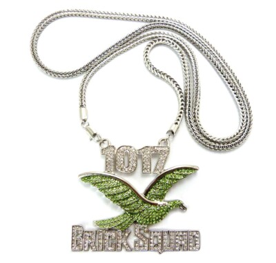 1017 BRICK SQUAD PENDANT & 30'' FRANCO CHAIN...