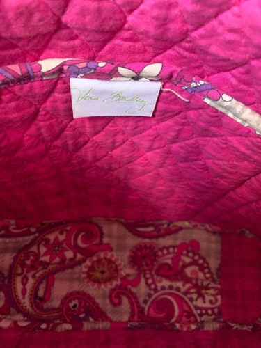 Bolso de Mano Vera Bradley Paisley Acolchado Xlarge y Bolso de Mano Cosmético y Libro de Bolsillo 3 piezas - Imagen 12 de 20