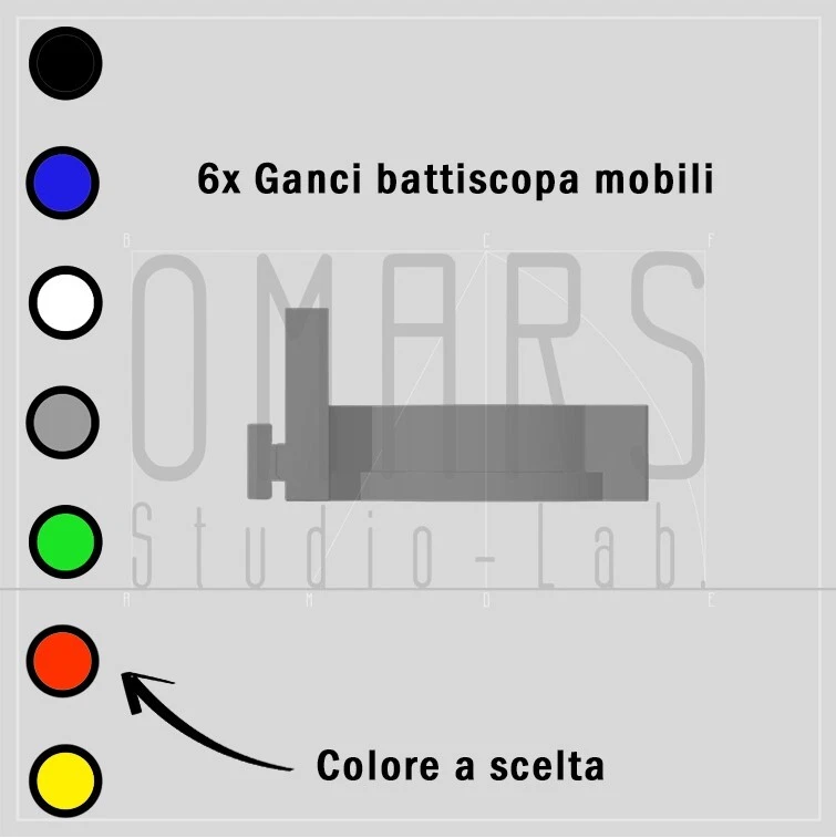 6x GANCI A MOLLE PER ZOCCOLO BATTISCOPA CUCINA CLIP RESISTENTI KIT 6 GANCIO - Immagine 4 di 4