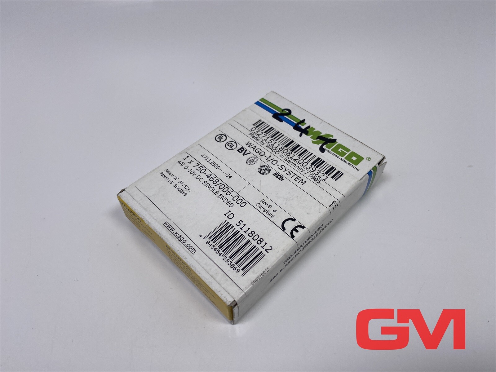 Wago Analogeingansklemme 750-468/006-000 Analog Input 4AI 0-10V Dc Ended