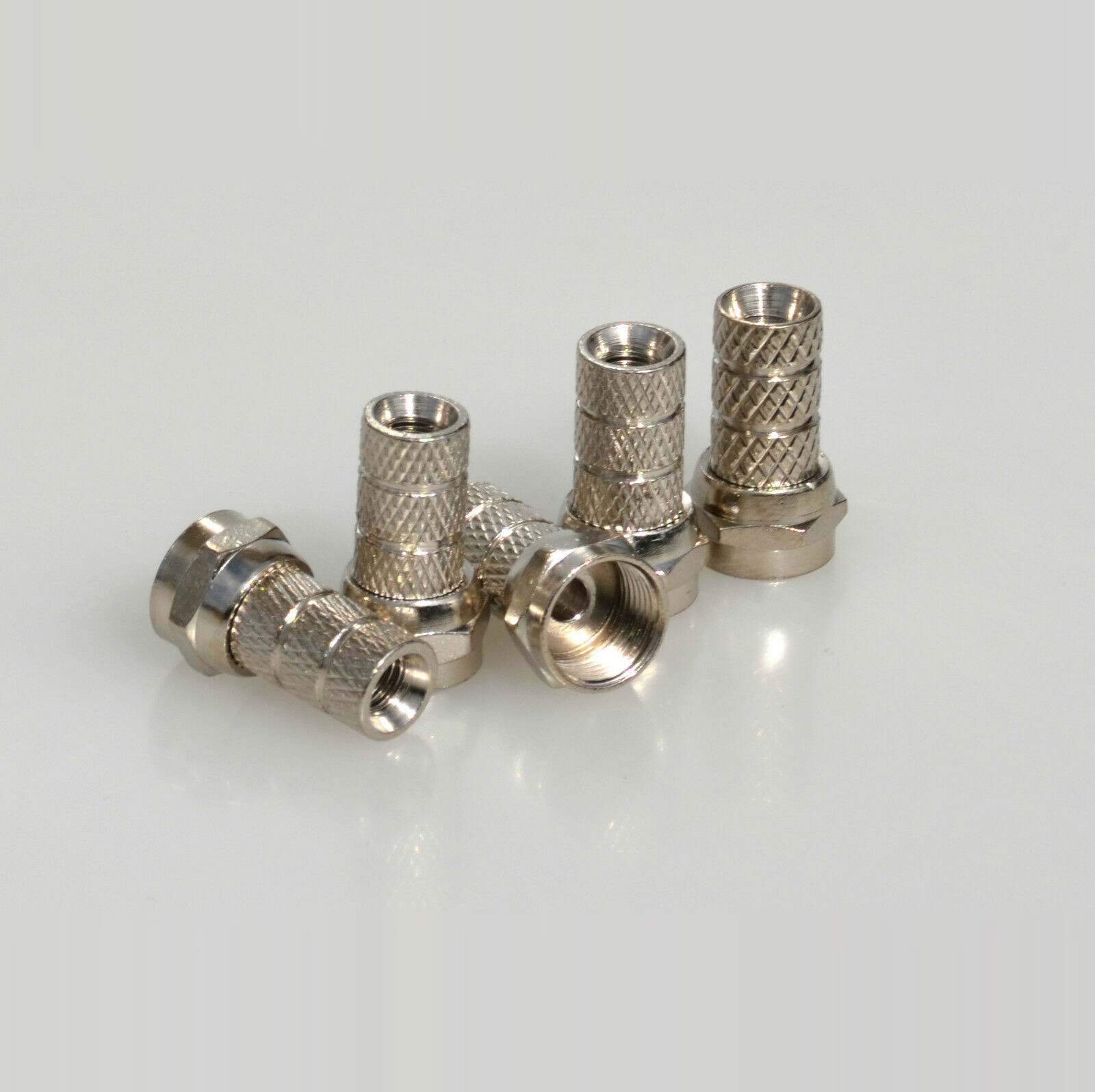 Twist On Twin Shotgun F Plug Connector For WF65 / CT63 Twin Shotgun Coax Cable