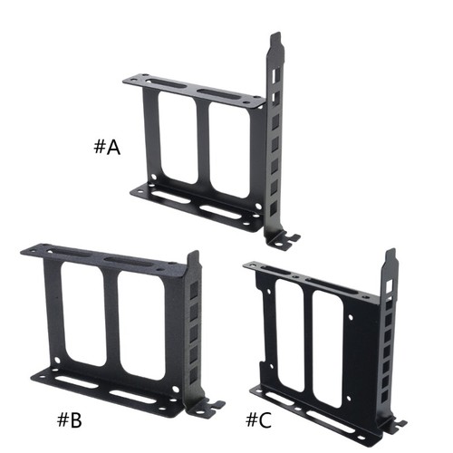 2.5" 3.5"SSD HDD Hard Disk Drive Holder Metal Mounting Bracket PCIE Card Slot - Photo 3/23