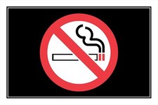 Hillman 841860 No Smoking Symbol International Sign, 8x12 Inches 1-Sign