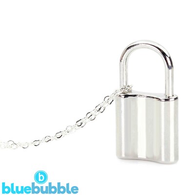 bluebubble FOREVER Padlock Necklace Wedding Anniversary Love Girlfriend Romantic