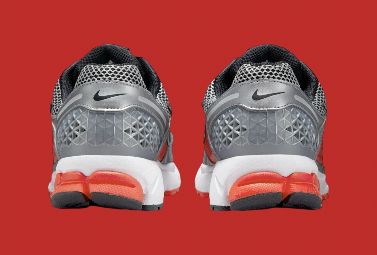 Nike Air Zoom Vomero 5 Metallic Silver Black Bright Crimson 