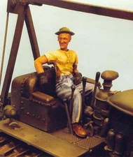 Resicast 1/35 Seabee US Bulldozer Driver in Pacific War WWII 355530