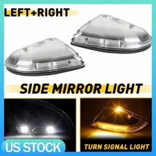 2X Left & Right Side Mirror Turn Signal Light Lamp For 2009-2014 DODGE RAM 1500