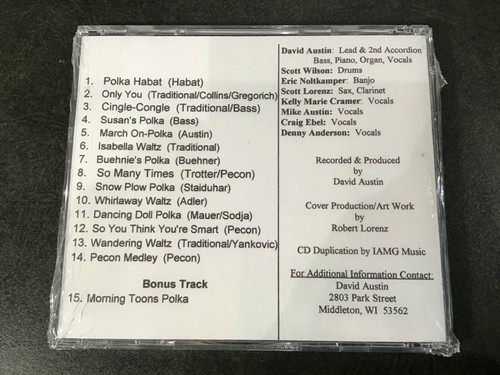 David Austin spielt Party Time Polkas CD versiegelt neu M2738 - Bild 3 von 4