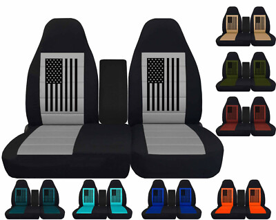 American Flag seat covers fits 03-09 Chevrolet GMC C Series 40/60 seat W/Console