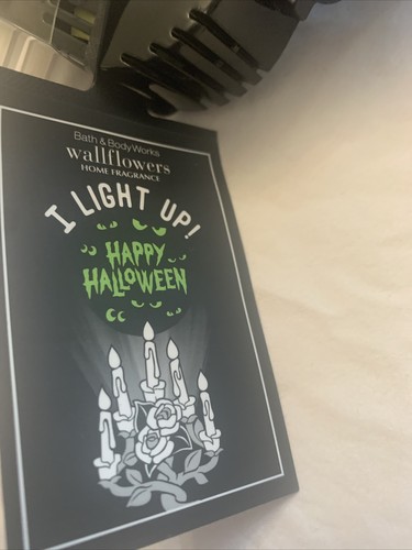 Bath & Body Works Halloween 2021 Wallflower Plug Creepy Candelabra Roses New - Picture 4 of 5