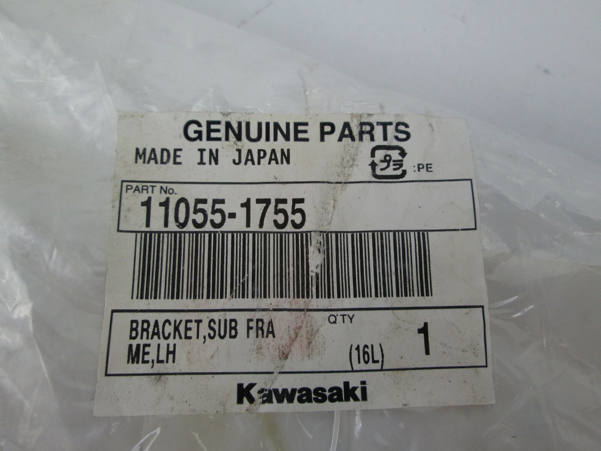 New NOS OEM Genuine Kawasaki Sub Frame Bracket LH Part Number