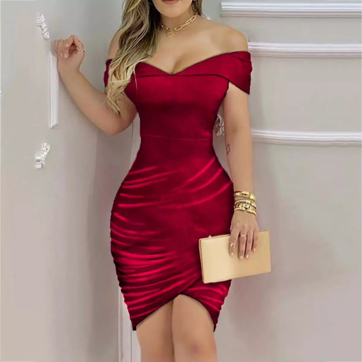 Vestidos De Fiesta Cortos Para Mujer Vestido Casuales Elegantes Noche