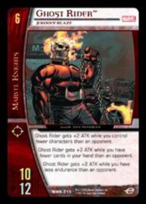 VS System: Ghost Rider, Johnny Blaze - Foil [Played] Marvel Knights TCG CCG Clas