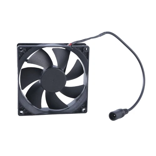 12V Cooling Fan 90x90x25mm DC12V 5.5x2.1mm Radiator for Computer Case 9025