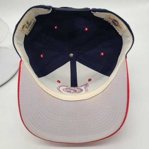 Peoria Chiefs Navy Blue Kudzu Bimm Ridder Snapback Hat Cap MiLB Retired Logo - Picture 6 of 9