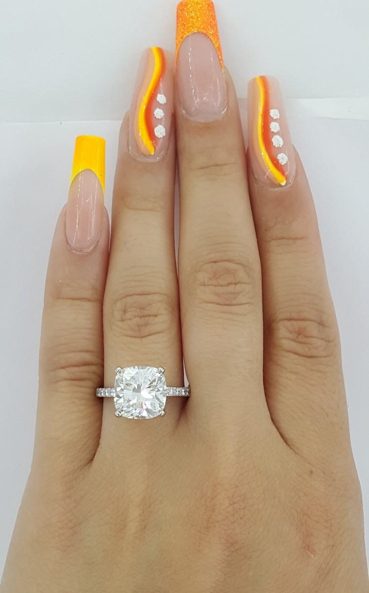 Tiffany Co NOVO Cushion Diamond ct Platinum Engagement Ring Rtl $220k