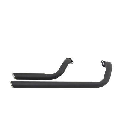 Shortshots Staggered Exhaust Pipe Kit Black for Honda Shadow 750 VT 750 VT400