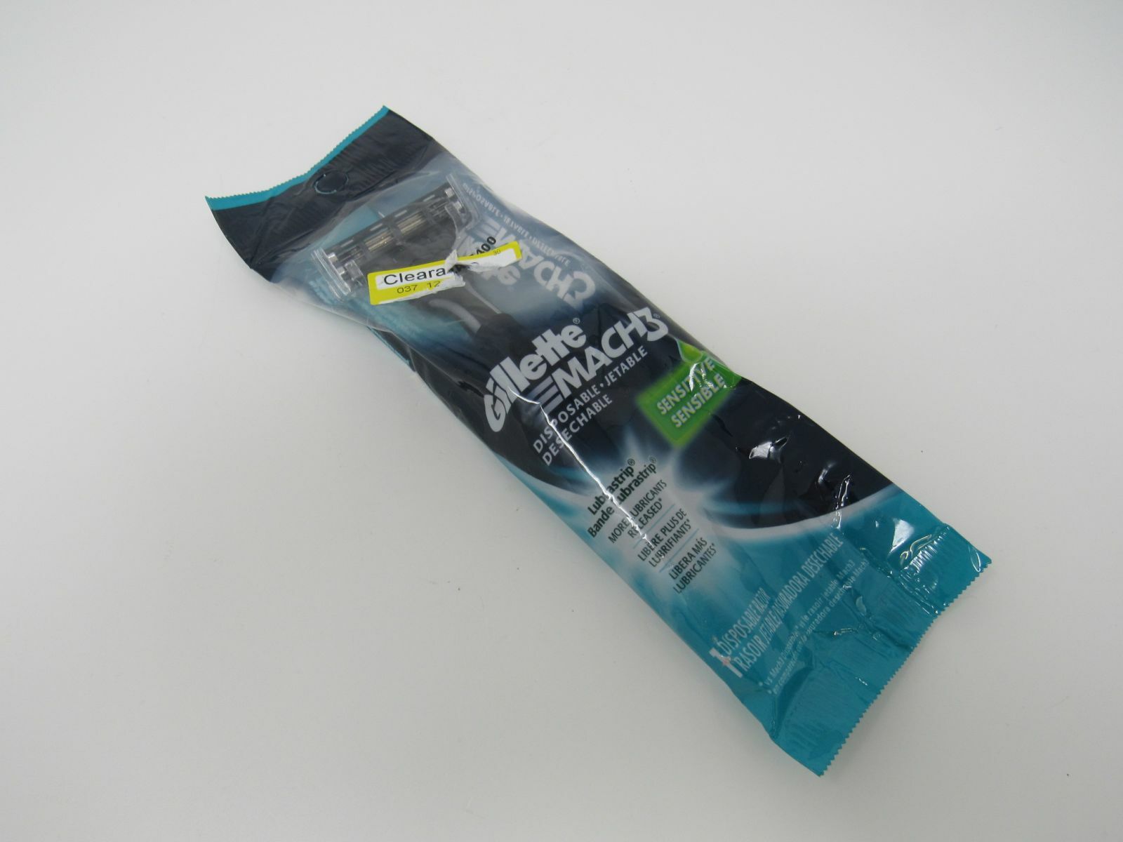 Gillette Mach 3 Mens Disposable Razor Sensitive Sensible Lubrastrip