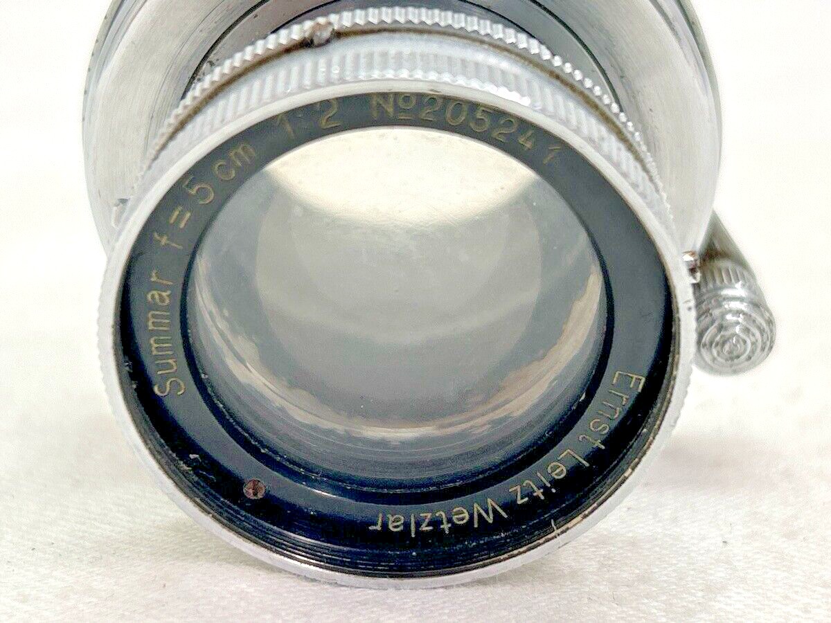 Ernst Leitz Wetzlar Summar 5cm (50mm) f/2 ca. 1936 LTM Leica Screw