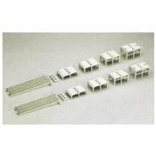 Kato 23-048 N Scale Double Track Viaduct Incline Basic Pier Set - Gray